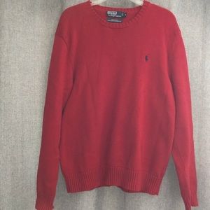 Medium red Ralph Lauren Polo sweater